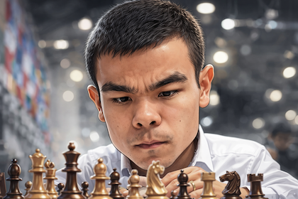 ChessBase: UzChess Cup: Exciting sixth round leaves Madaminov and Vokhidov tied for first