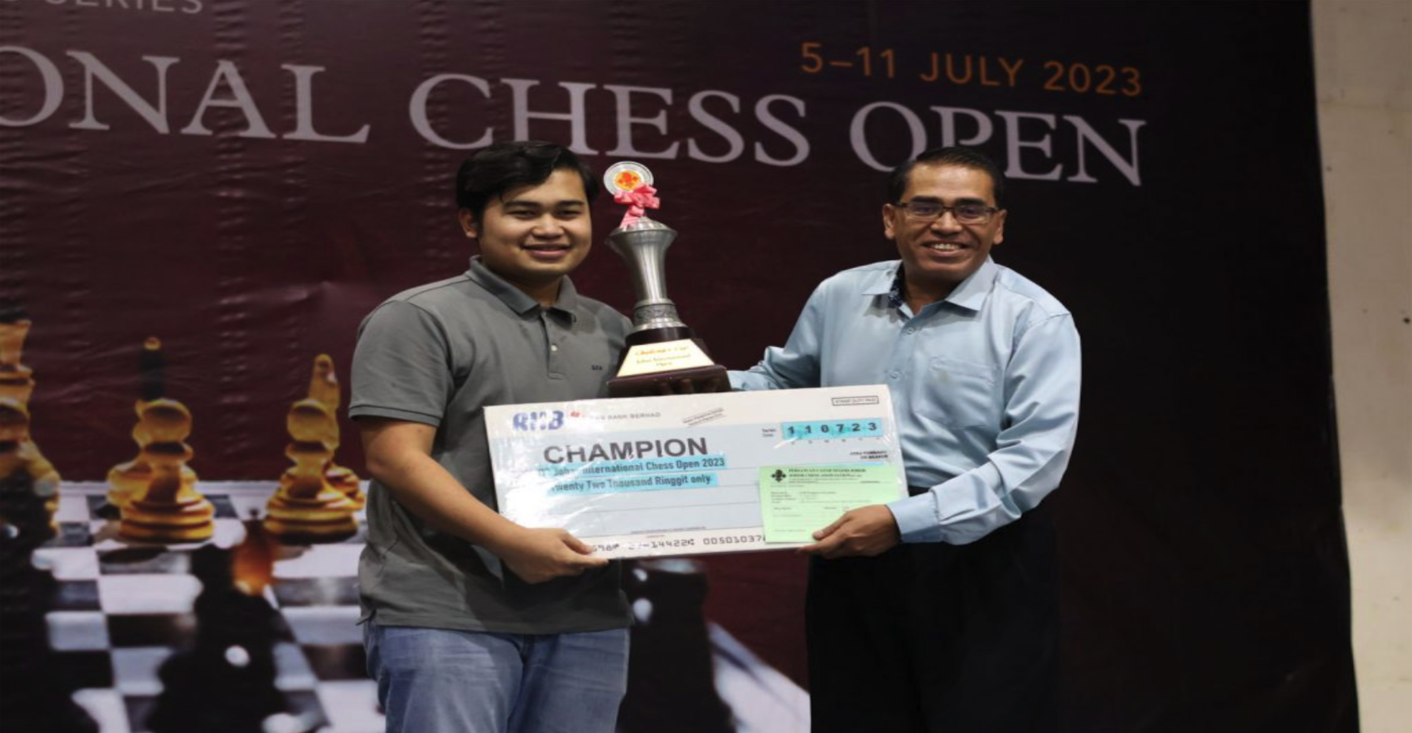 8TH JOHOR INTERNATIONAL CHESS OPEN 2023 (Master) ASEAN CHESS SERIES